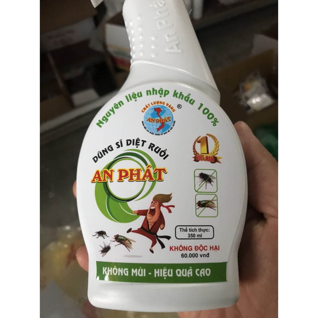 Thuốc xịt diệt ruồi An Phát - Không mùi - Hiệu quả (Chai 350ml)