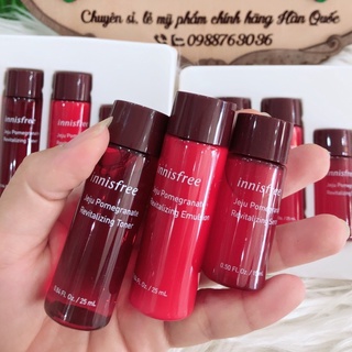 Sét dưỡng da lựu đỏ mini Innisfree 3 món