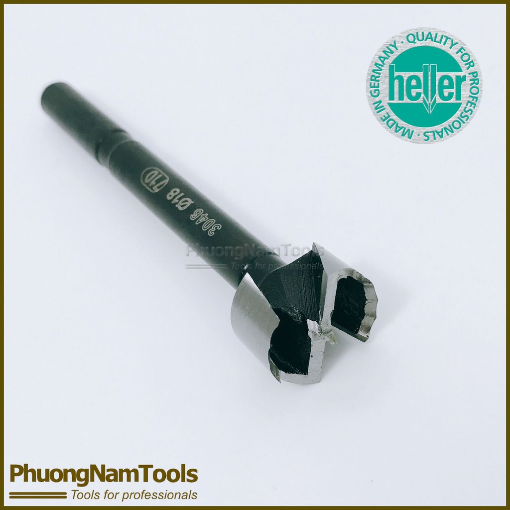 Mũi khoan gỗ 18x60/90 kiểu Forstner tốc độ cao – Heller - Made in Germany