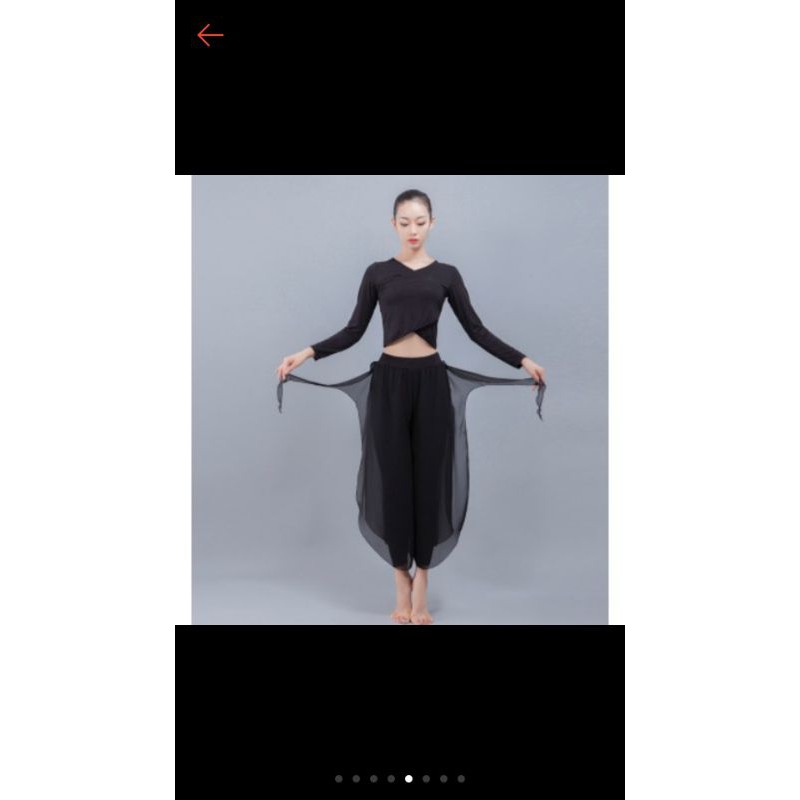 Quần múa tà voan rời