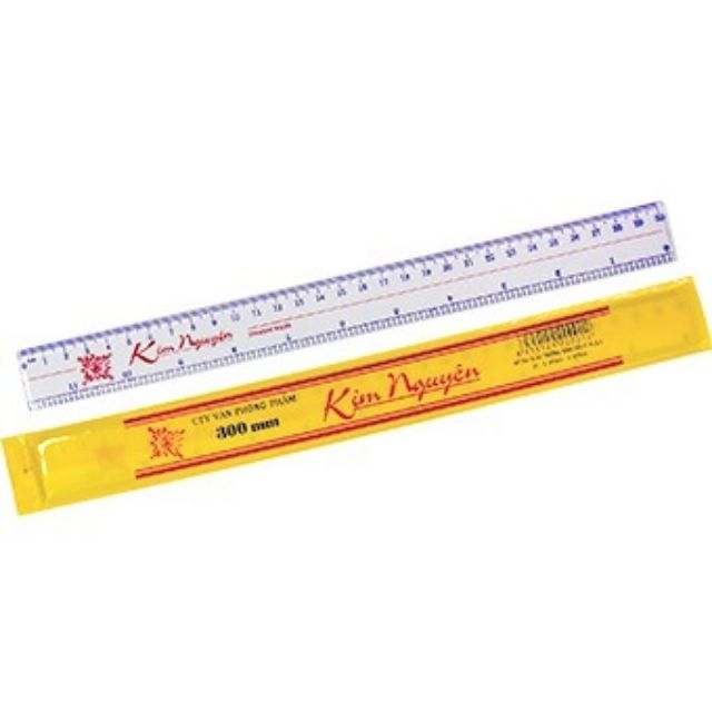 Thước Kim Nguyên 30cm cứng