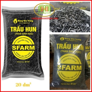 Trấu hun ( Than sinh học) 5dm3