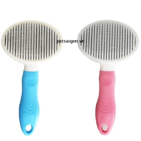 LƯỢC CHẢI LẤY LÔNG RỤNG CÓ NÚT BẤM CHO CHÓ MÈO