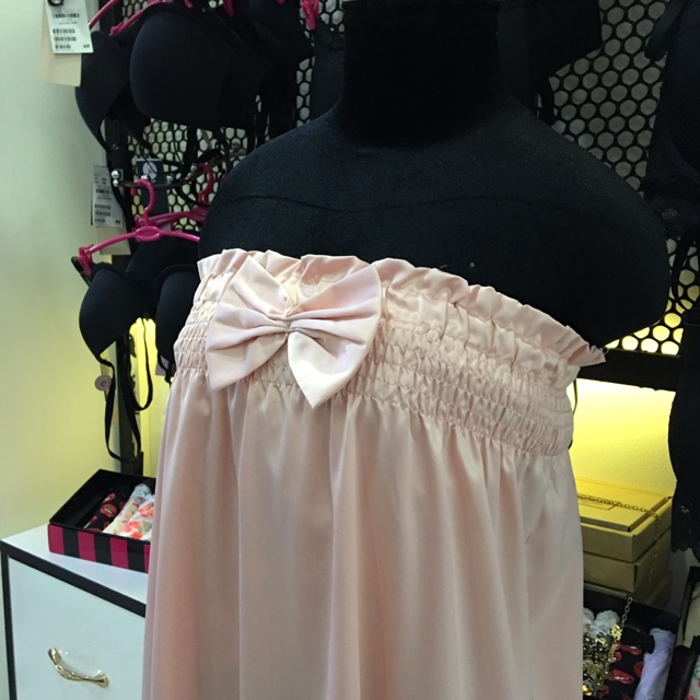 [Kèm băng đô] Váy ngủ ống nơ dễ thương Nội Y Đẹp | BigBuy360 - bigbuy360.vn