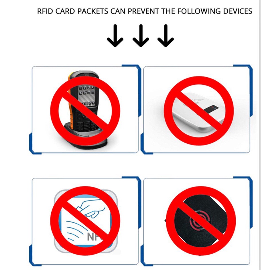 Ví thẻ tín dụng nam nữ thiết kế nhỏ gọn tích hợp công nghệ chống trộm thông minh thương hiệu AUKULASIC AUKV79