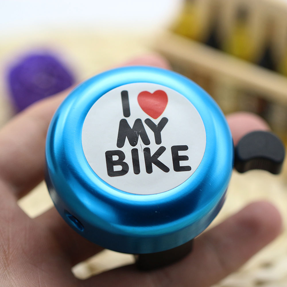 Chuông Xe Đạp In Chữ I Love My Bike Dễ Thương