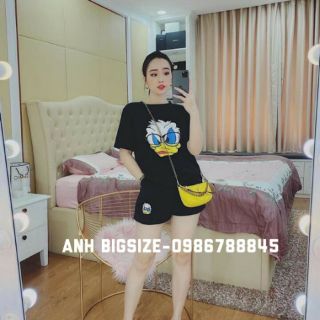 {Mặc là xinh} Bộ bigsize vịt kute 50-70kg