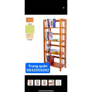 kệ gỗ đa năng 4 tầng 80 cm