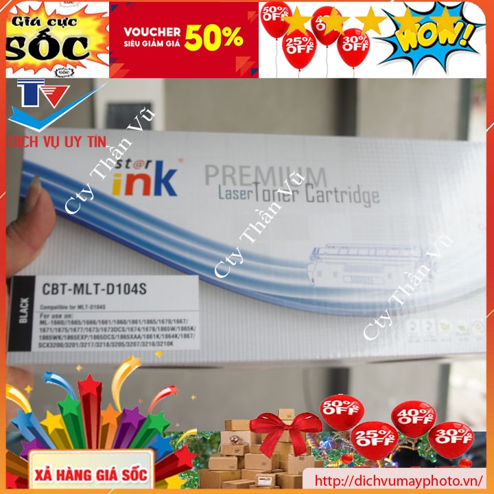 Hộp mực máy in samsung ML 1661 / 1666 / 1676 / 1861 / 1866 / SCX 3201 / 3206 hàng thay thế chất lượng