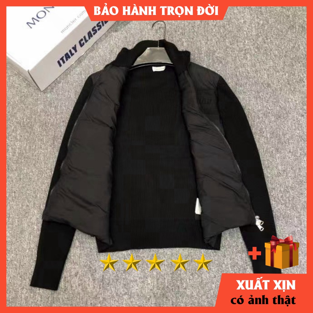 Áo phao phối len Thời trang MCL(unisex) BẢO HÀNH TRỌN ĐỜI