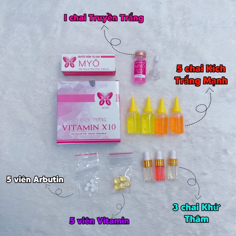 COMBO SET KÍCH TRẮNG + TRUYỀN TRẮNG( tặng kèm hủ trộn kem)