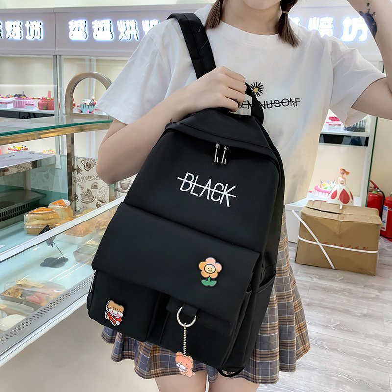 Balo nữ thời trang ulzzang hàn nhật đựng laptop 14inch đi học đi chơi H-97