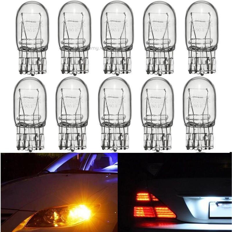 10 bóng đèn phanh LED lắp đuôi xe ô tô T20 7443 W21/5W R580