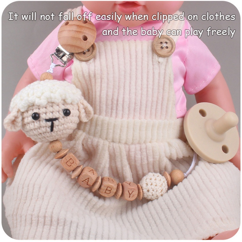 Đồ Chơi Kẹp Núm Vú Giả Giảm Căng Thẳng Hình Động Vật Dành Cho Bé Trai Gái Sơ Sinh Gặm Nướu 3 Tháng Tuổi