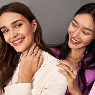 Rose Gold-TonePavéPave Interlaced Trinity Ring Romantic