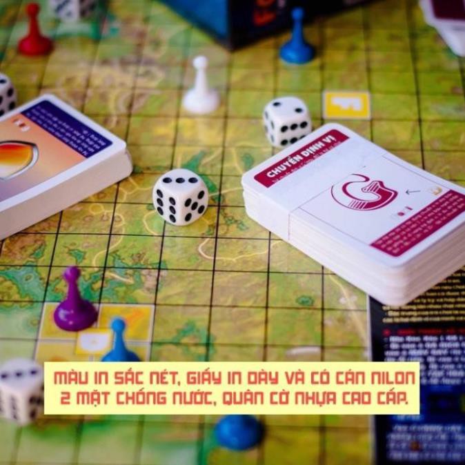 [KHÔNG HAY TRẢ TIỀN] Board game-Đi tìm kho báu mini 2 Foxi-đồ chơi phát triển tư duy-dễ chơi-vui nhộn-giá siêu rẻ
