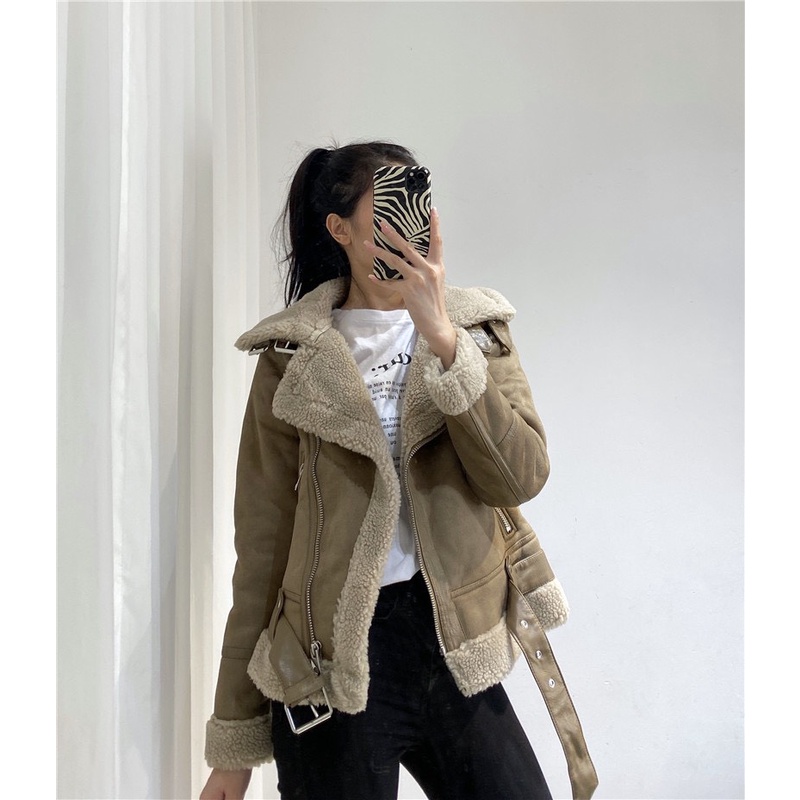 Áo jacket nữ da lộn lót lông chất đẹp hàng quảng châu áo khoác mùa đông phong cách Hàn Quốc 2021 Kozoda AK8 | WebRaoVat - webraovat.net.vn