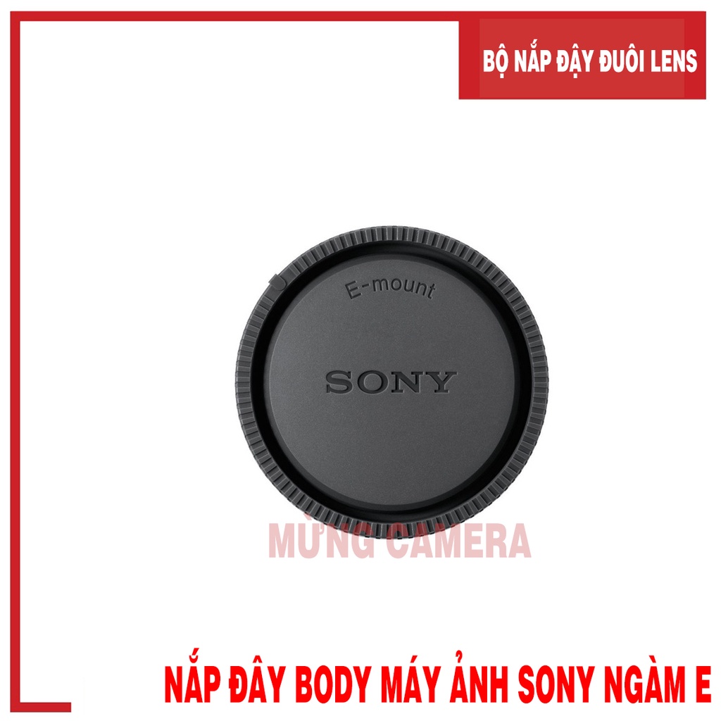 Bộ Nắp Body Và Cap Đuôi Lens Sony ngàm E