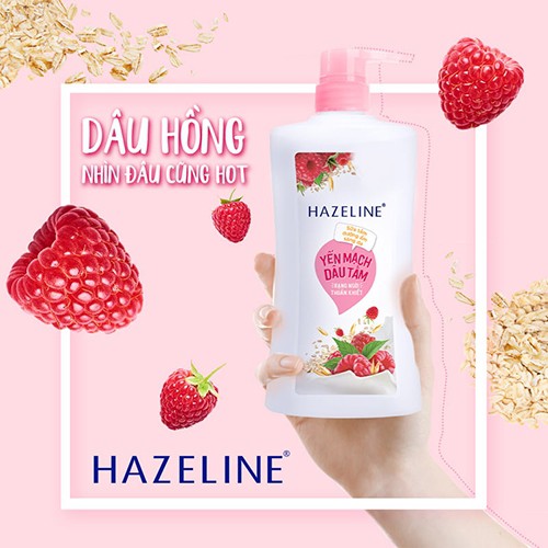 Sữa Tắm Hazeline Yến Mạch Dâu Tằm 670g