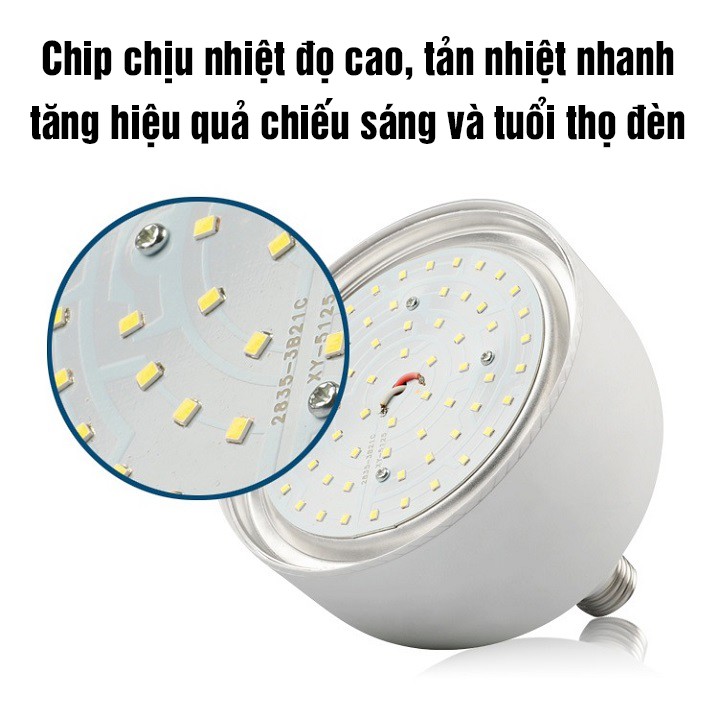 Bóng Đèn Led 50w 30w Bulb Siêu Sáng- Siêu Tiếu Kiệm Điện- Đui Xoáy E27