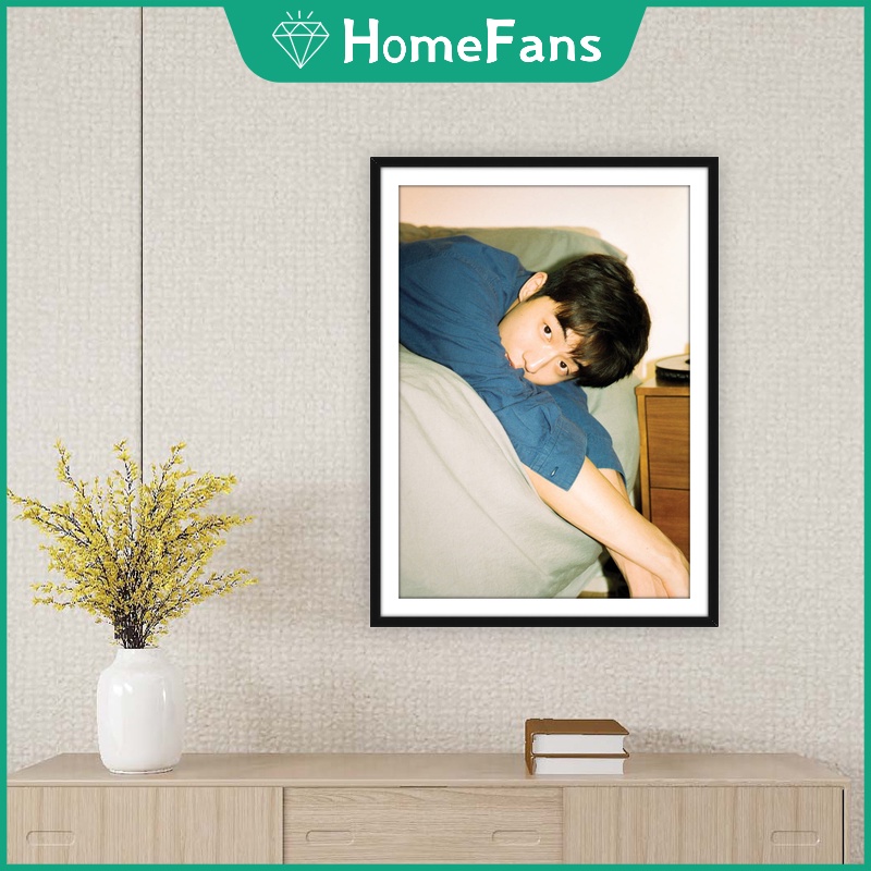 Bộ Tranh Đính Đá 5D Tự Làm 30x40cm/40x50cm Hình Diễn Viên Hàn Quốc Trang Trí Nhà Cửa Kèm Phụ Kiện