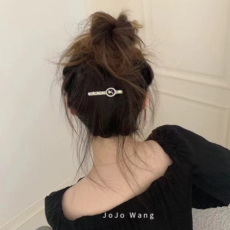 Kẹp Tóc Mái Đính Ngọc Trai Giả Cao Cấp Thời Trang Theo Phong Cách Pháp Cho Nữ