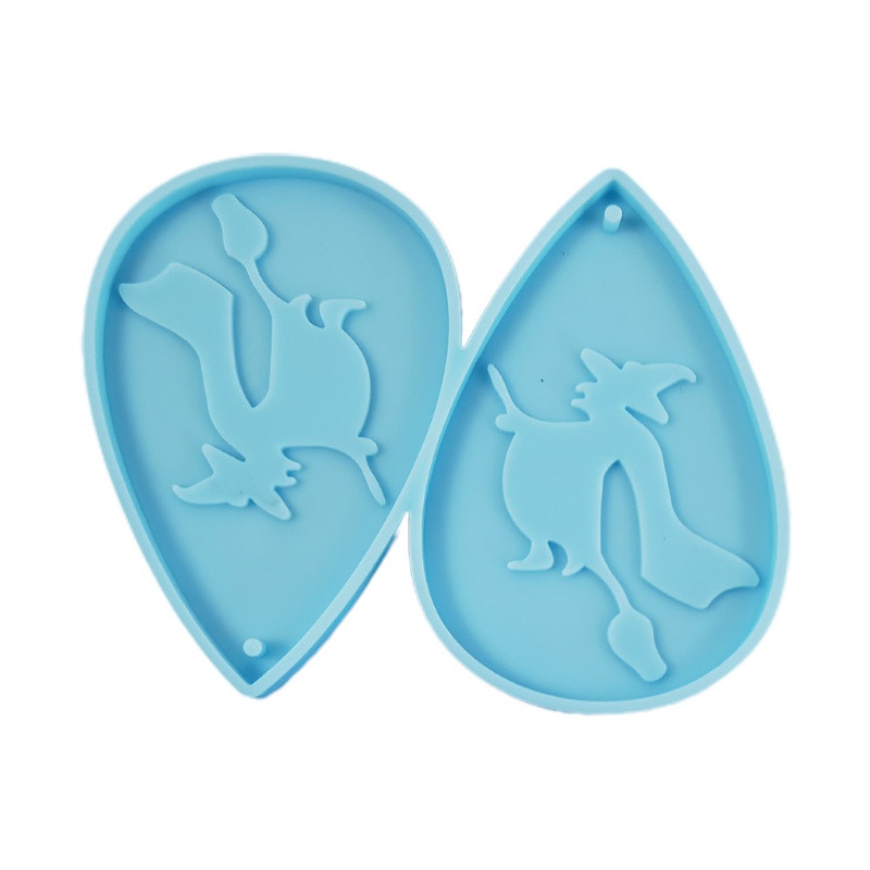✿ Khuôn Silicone Làm Móc Khóa Hình Giọt Nước Phong Cách Halloween