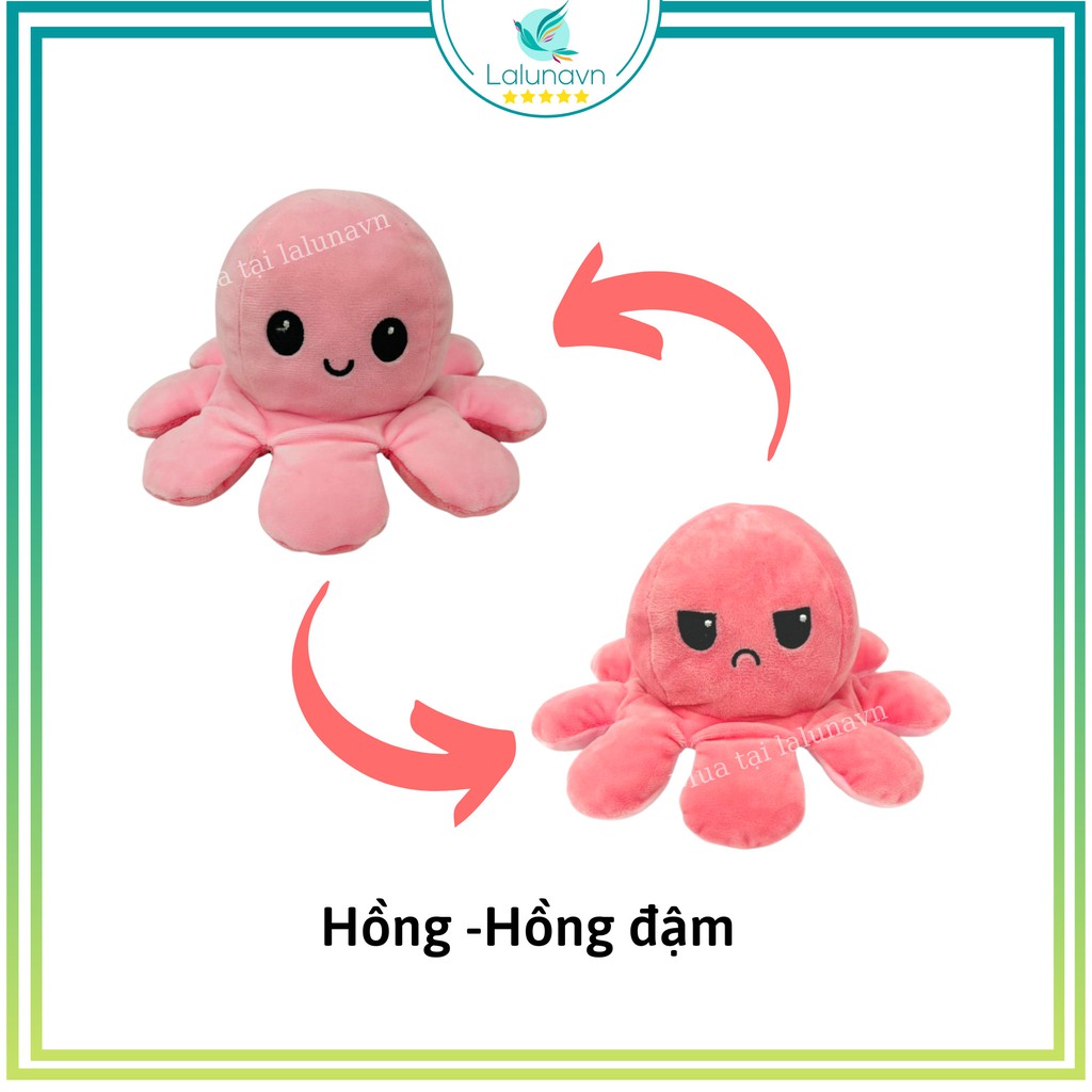 Lalunavn Bạch tuộc cảm xúc bông Cao Cấp vải đẹp , bông nhiều , may kỹ