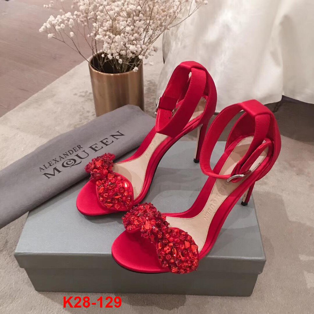 K28-129 Alexander Mcqueen sandal cao 10cm siêu cấp