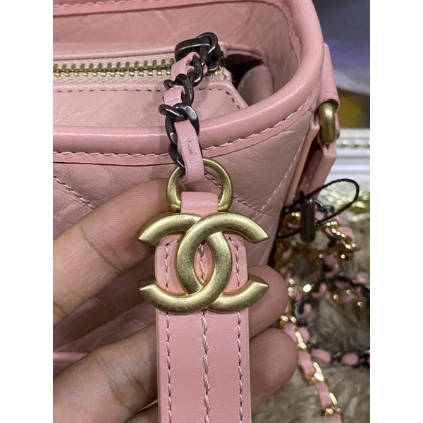 Túi xách hobo Hồng da size 20
