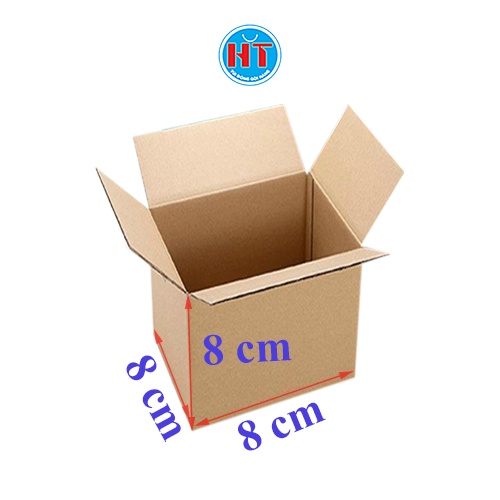 Hộp carton hộp giấy đóng hàng 8x8x8 cm - giá xưởng