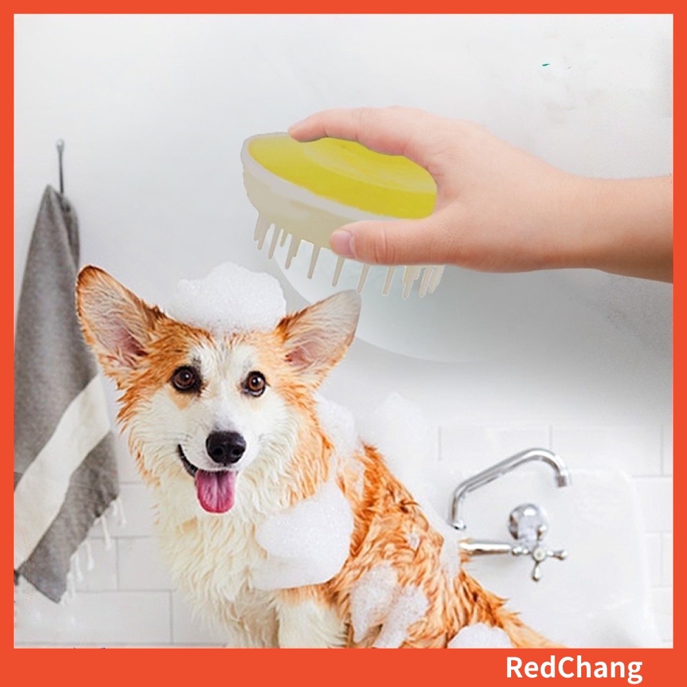 Bàn chải massage làm sạch lông cho thú cưng