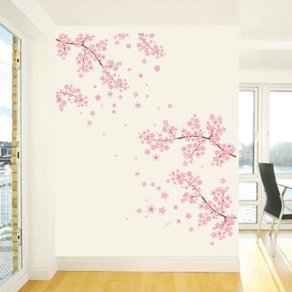 Decal dán tường hình hoa mận dễ thương