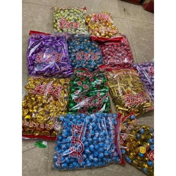 500g kẹo socola mix nhiều hình