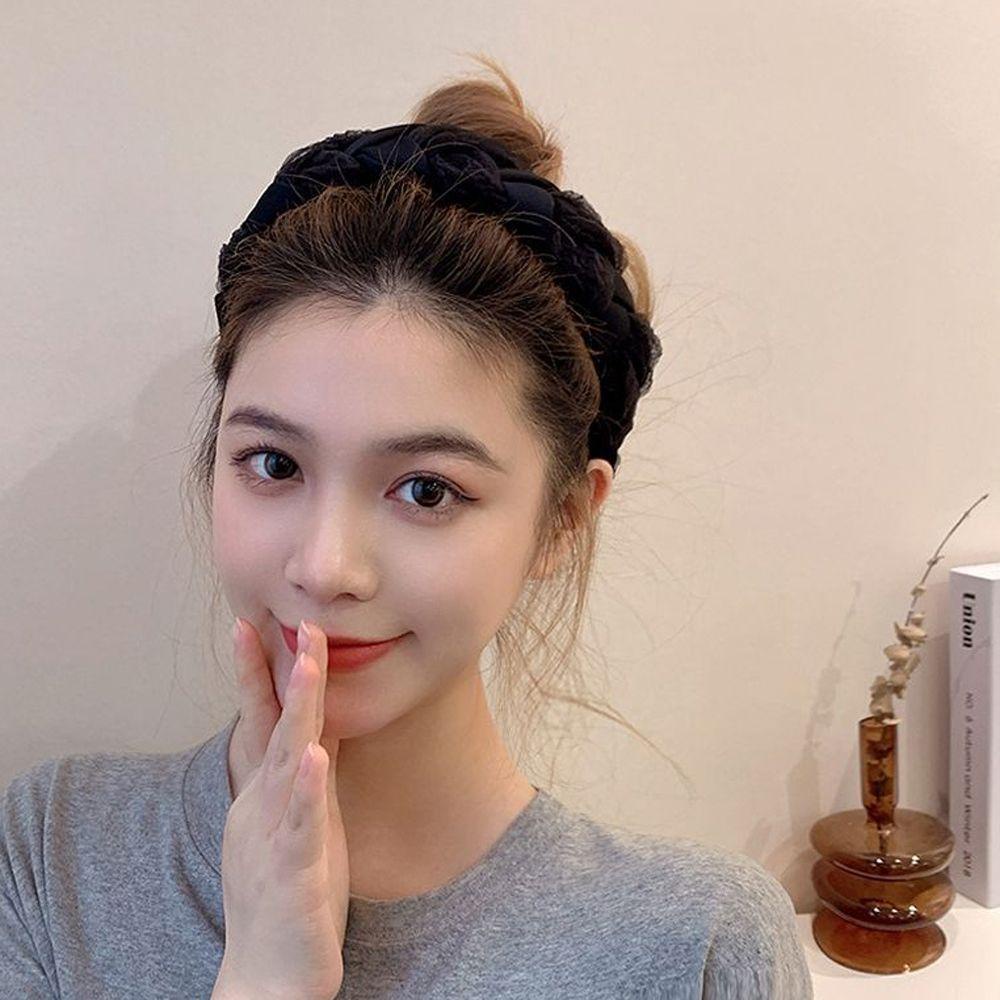 IVORY Băng Đô Cài Tóc Phối Lưới Phong Cách Vintage Cho Nữ