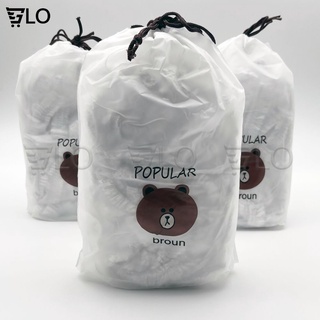 Combo 90 Cái Màng Bọc Thực Phẩm PE Chun Buộc Co Giãn Túi Gấu, An Toàn, Tiện Dụng, Có Thể Tái Sử Dụng