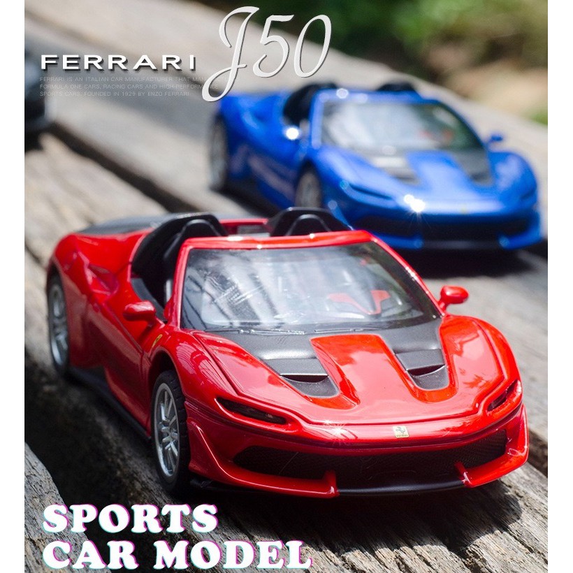 [Full box] Xe mô hình Ferrari J50 1:32 DH