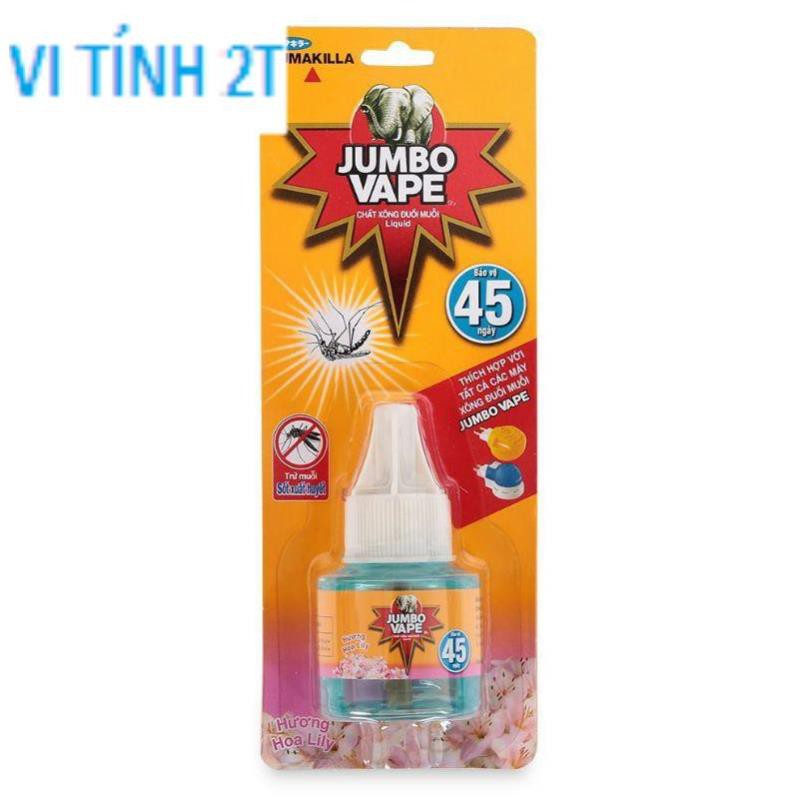 Máy xông đuổi muỗi và lọ tinh dầu Jumbo Vape