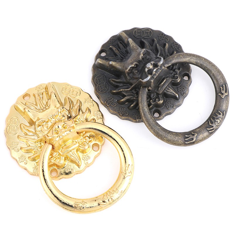 Set 10 Tay Nắm Cửa Hình Rồng Vintage