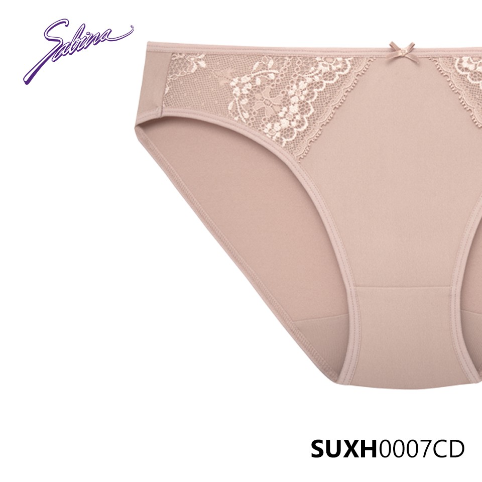 Combo Áo Lót Có Gọng Mút Dày Vừa Và Quần Đồng Bộ Màu Da Phối Ren Soft Doomm By Sabina SBXH0007CD+SUXH0007CD | BigBuy360 - bigbuy360.vn