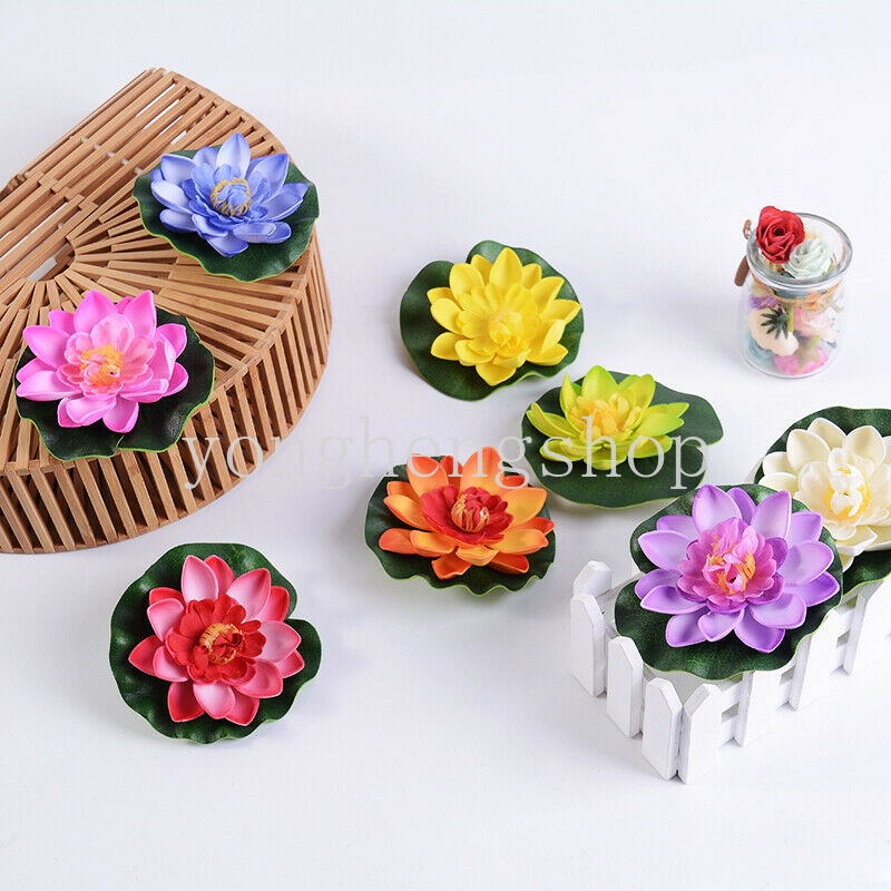 Lá Sen Nổi 10cm Dùng Trang Trí Hồ Bơi / Sân Vườn DIY