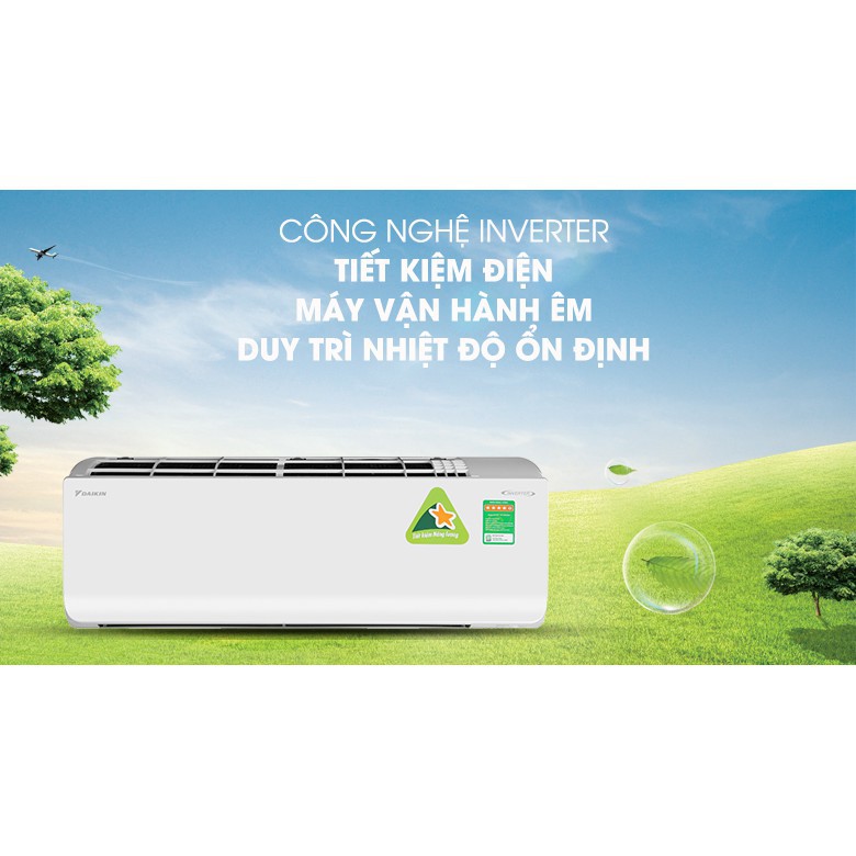 Điều hòa Daikin 12000BTU 2 chiều Inverter R32(VN) FTHF35RAVMV/RHF35RAVMV