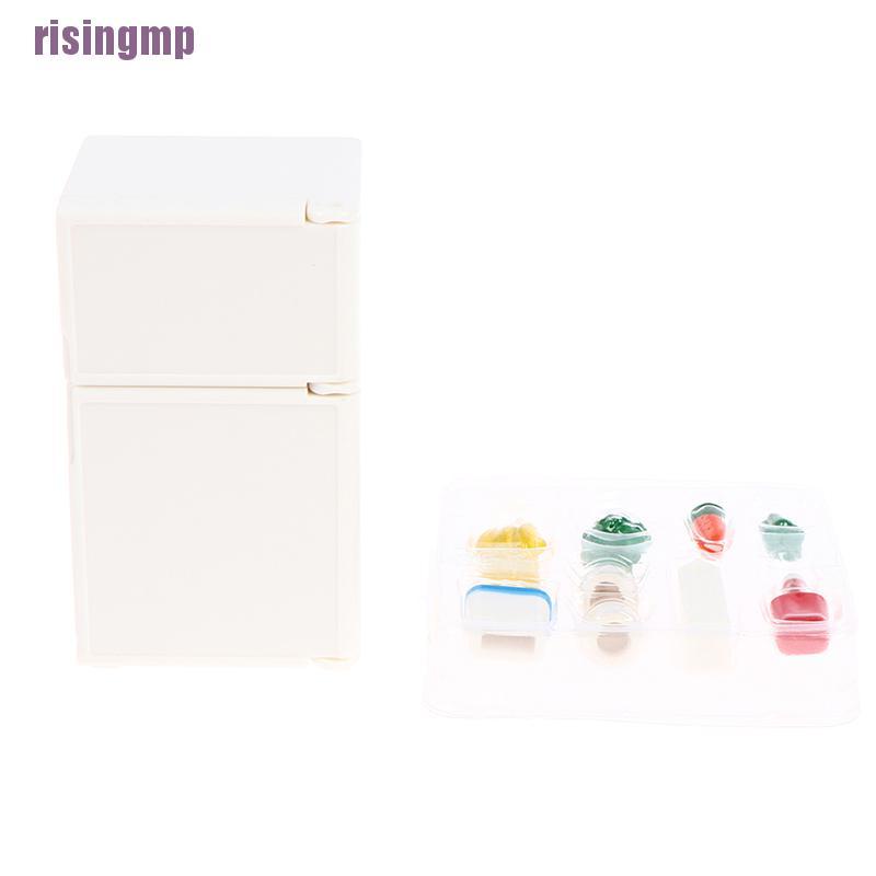 Bộ 16 Tủ Lạnh mini Tỉ Lệ 1: 12 Trang Trí Nhà Búp Bê