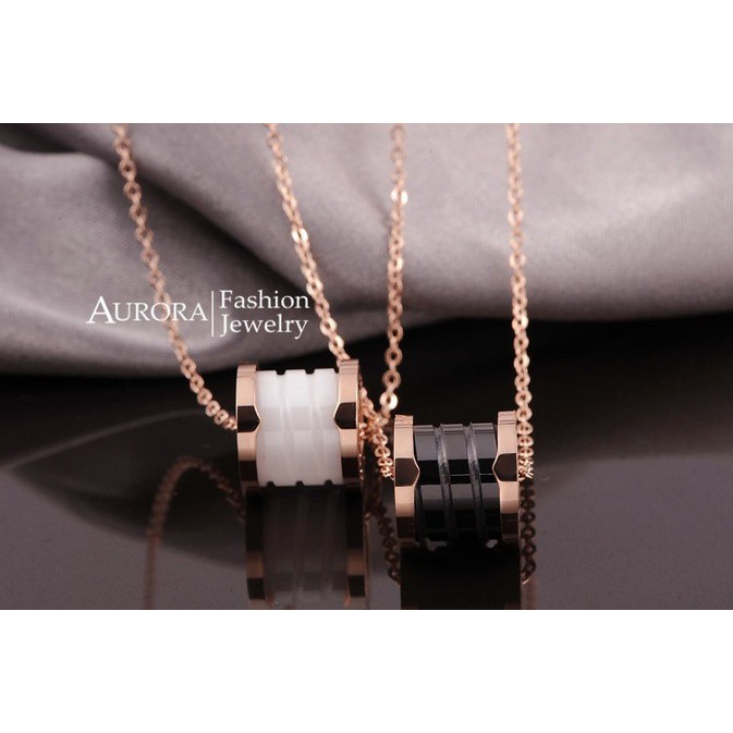 Dây chuyền titan BVL sang trọng vàng 14k