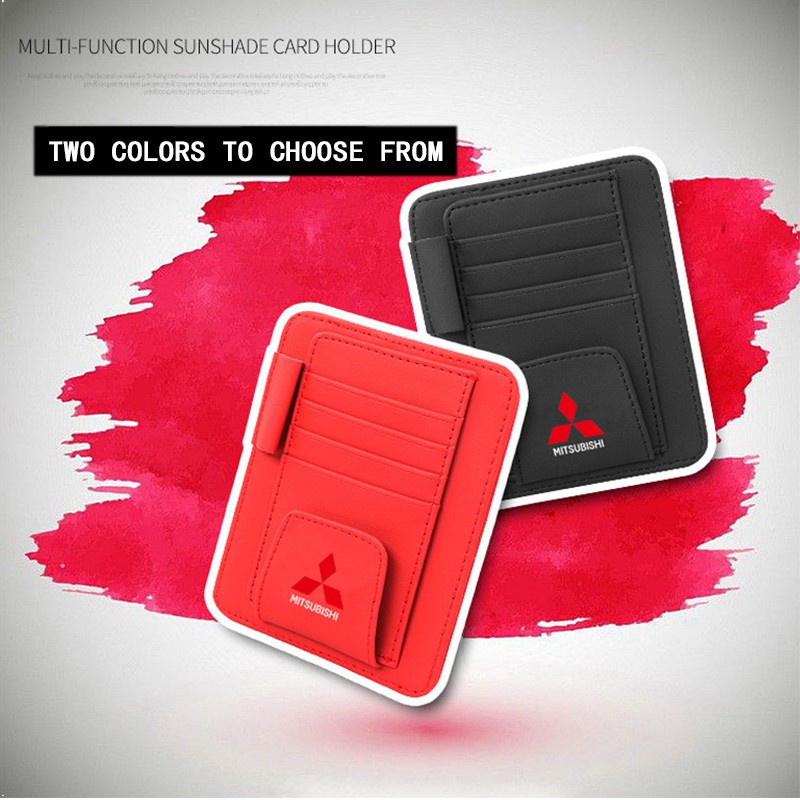 Túi Đựng Mắt Kính Gắn Tấm Che Nắng Xe Hơi Mitsubishi Xpander Triton Lancer Evo Asx Mirage Outlander Grandis Pajero Attrage