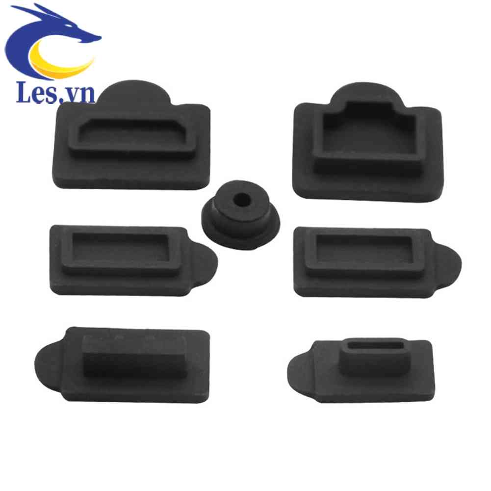 Bộ 7 Nút Silicone Bịt Cổng USB HDMI Chống Bụi Cho PS5