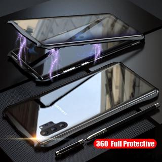 Ốp lưng kính cường lực bảo vệ hai mặt cho Samsung Galaxy Note 10 Plus Pro