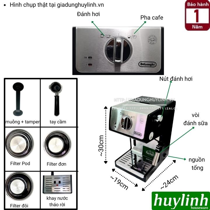 [Mã ELHAMS5 giảm 6% đơn 300K] Máy pha cà phê Delonghi ECP 35.31 - 1100W - 15 bar [ECP35.31]