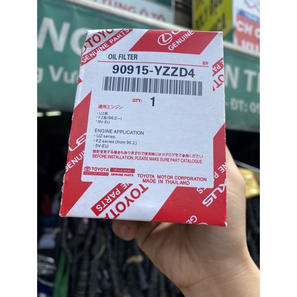 Lọc Dầu Lọc Nhớt Toyota Innova, fortuner,hilux..MSP :90915-YZZD4