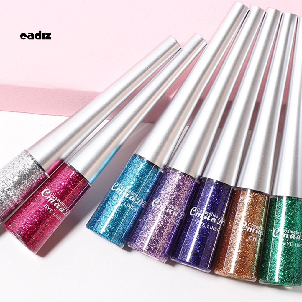 CADI Colored Eyeliner 16 Colors Glitter Eyeliner Gel Women Liquid Eye Liner Long Lasting